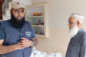 Distributes Ration Bags to 50 Needy Families