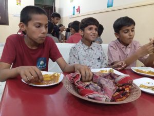 Hot Meals and Ice Creams to Children in Orphanage